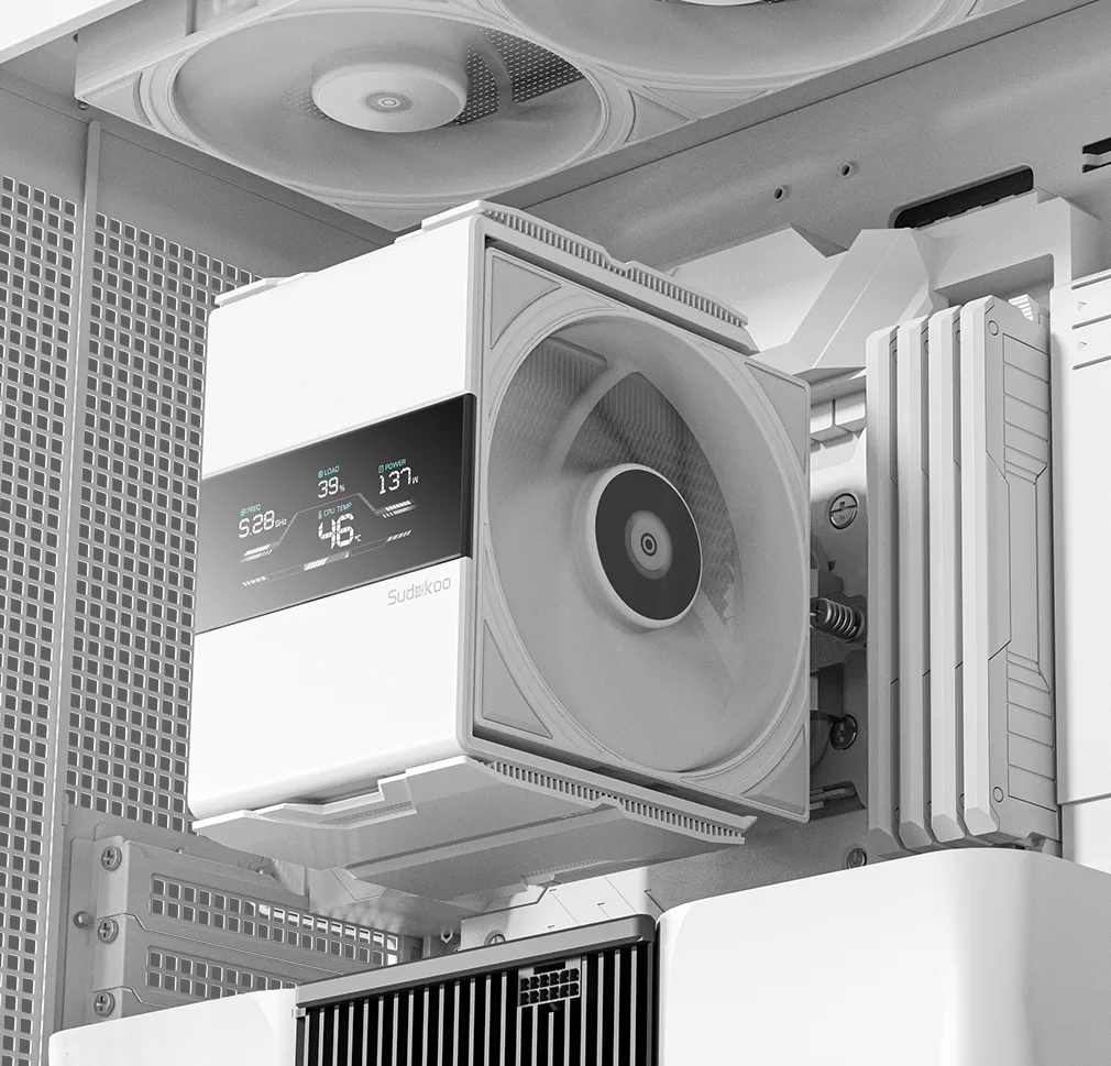 Sudokoo SK700V ホワイト AM5 CPU クーラー Sudokoo SK700V AM5 CPU Air Cooler White - Best Buy