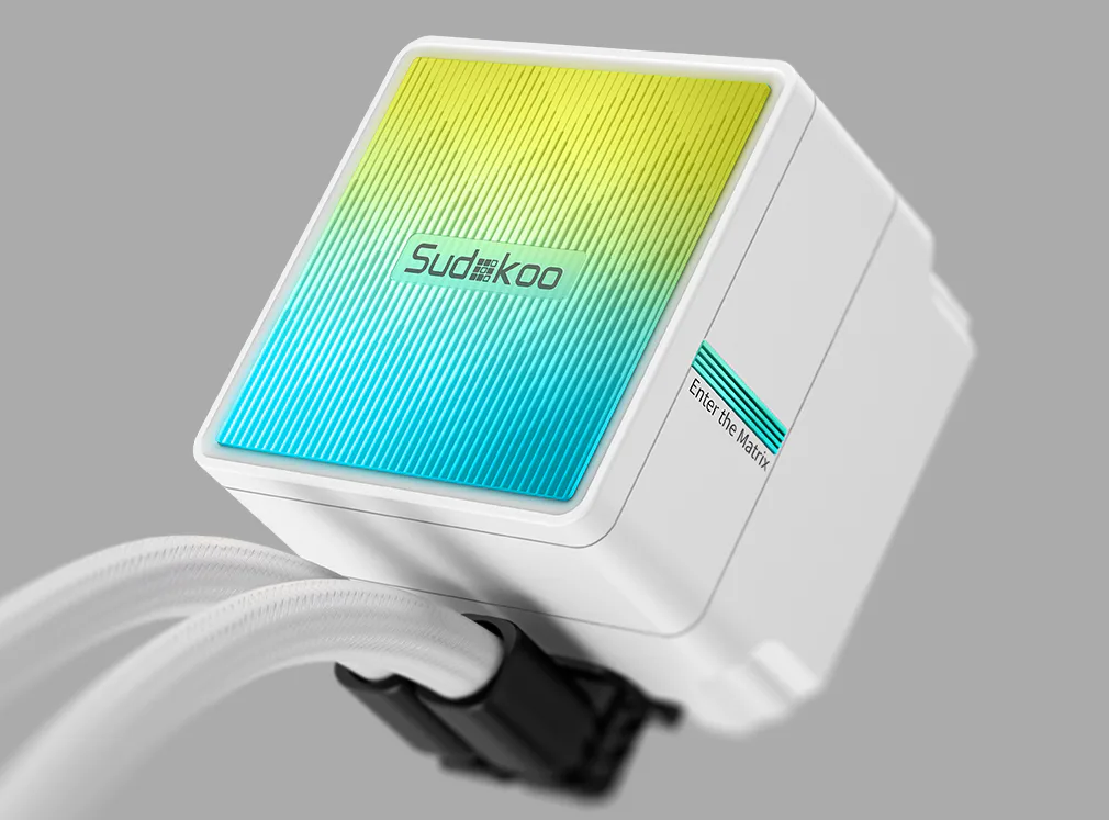 NEXAURA 360 WHITE Liquid Cooler | Silent AIO by Sudokoo