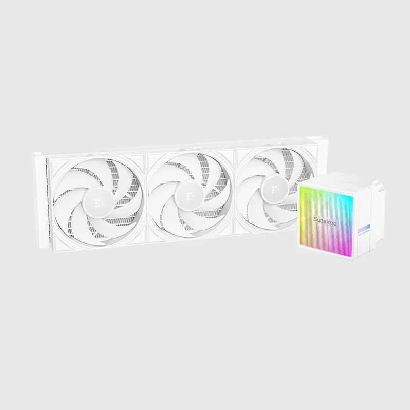 NEXAURA 360 WHITE Liquid Cooler | Silent AIO by Sudokoo