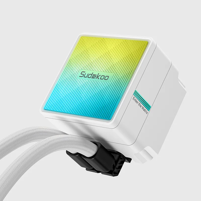 NEXAURA 360 WHITE Liquid Cooler | Silent AIO by Sudokoo