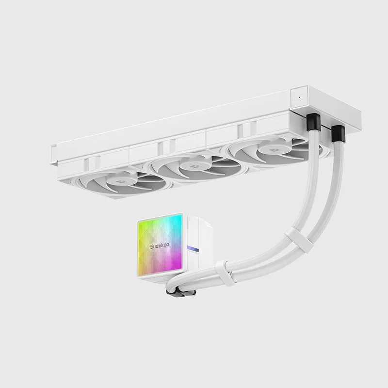 ユーラ NEXAURA 360 WHITE Liquid Cooler | Silent AIO by Sudokoo